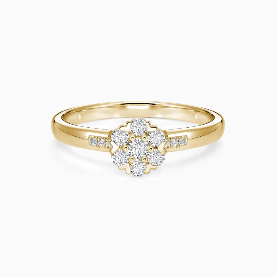 Bloom Side Stones Engagement Ring Bloom Side Stones Engagement Ring