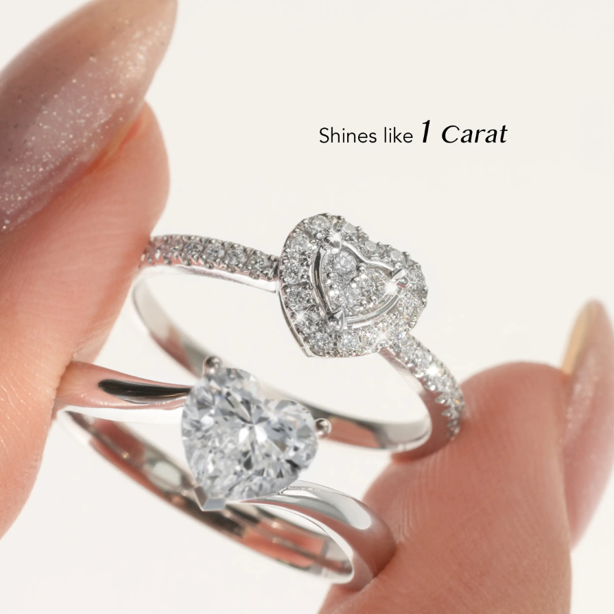 Heart shaped Halo Micro-Suspension Pavé Engagement Ring Heart shaped Halo Micro-Suspension Pavé Engagement Ring