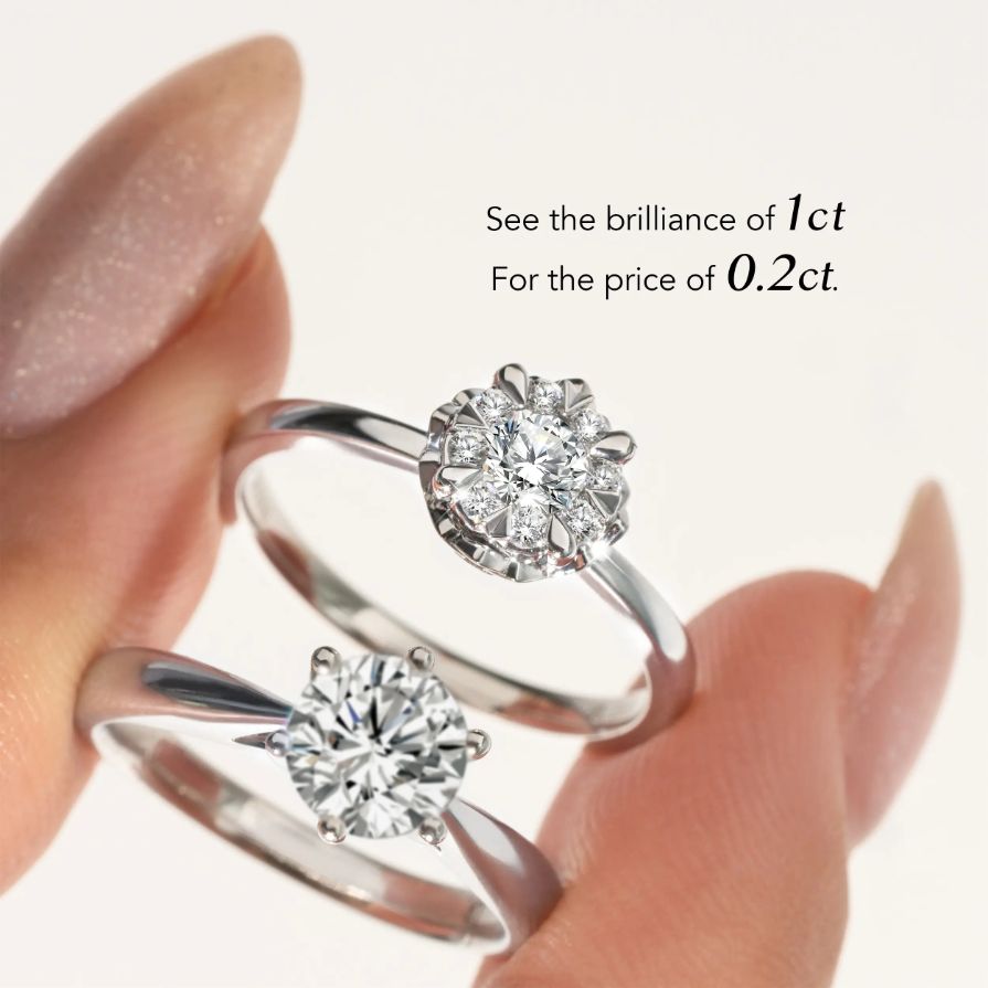 Infinite Round Side Stones Engagement Ring Infinite Round Side Stones Engagement Ring