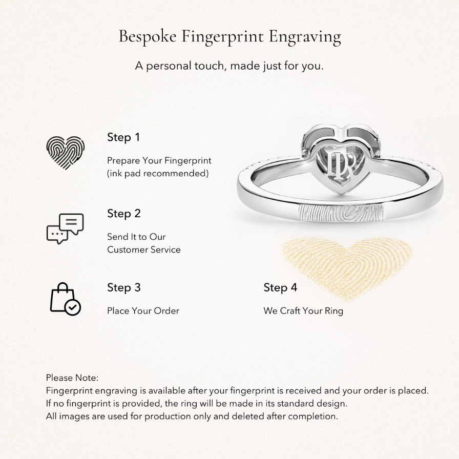 Fingerprint Inlaid Twin Blanc Sacre Coeur Fingerprint Inlaid Twin Blanc Sacre Coeur