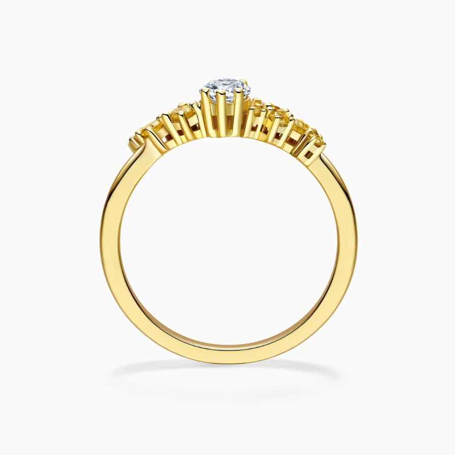 Marquise-cut Side-stone Engagement Ring Marquise-cut Side-stone Engagement Ring