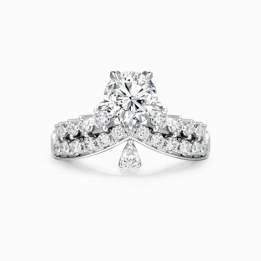 Lumière Tiara Diamond Engagement Ring Lumière Tiara Diamond Engagement Ring