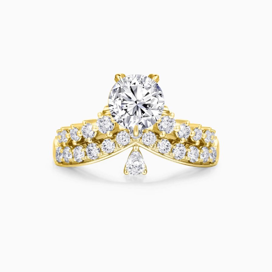 Lumière Tiara Diamond Engagement Ring Lumière Tiara Diamond Engagement Ring
