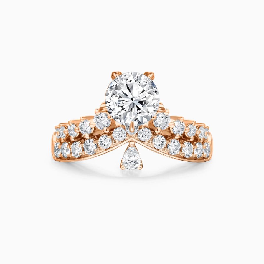 Lumière Tiara Diamond Engagement Ring Lumière Tiara Diamond Engagement Ring