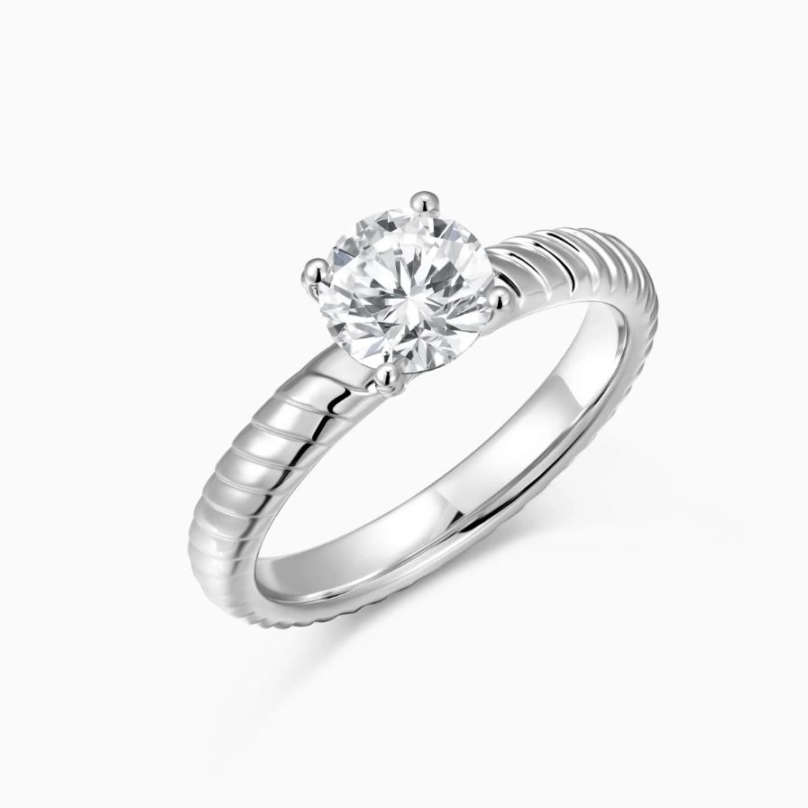 Swirl Solitaire Engagement Ring Swirl Solitaire Engagement Ring