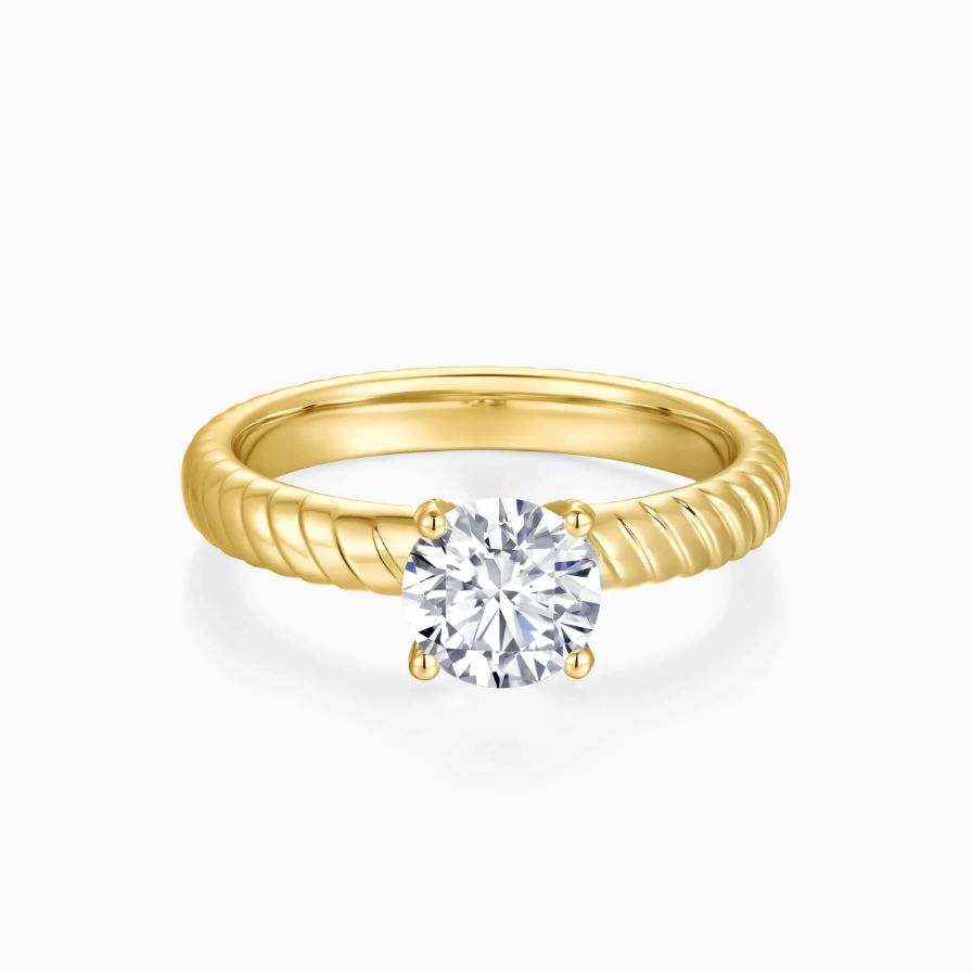 Swirl Solitaire Engagement Ring Swirl Solitaire Engagement Ring
