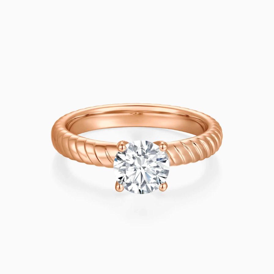 Swirl Solitaire Engagement Ring Swirl Solitaire Engagement Ring