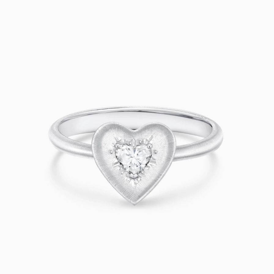 TI AMO Heart Diamond Engagement Ring TI AMO Heart Diamond Engagement Ring