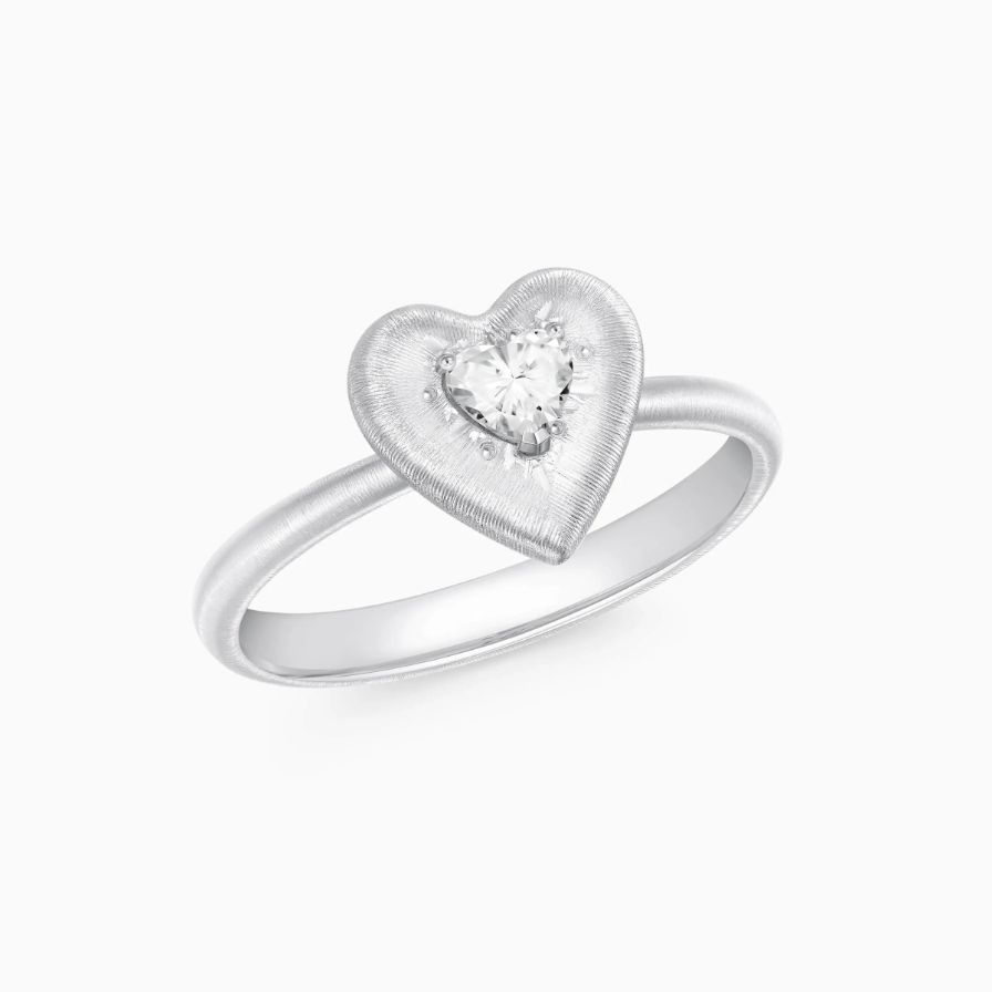 TI AMO Heart Diamond Engagement Ring TI AMO Heart Diamond Engagement Ring