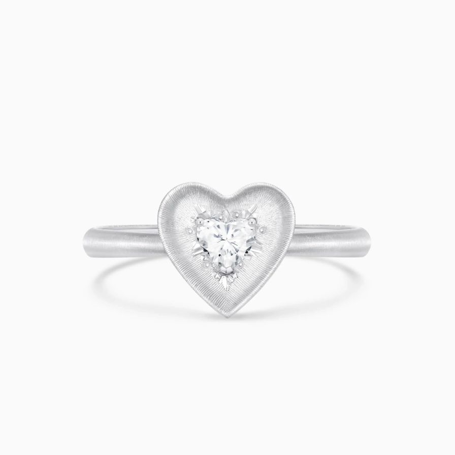 TI AMO Heart Diamond Engagement Ring TI AMO Heart Diamond Engagement Ring