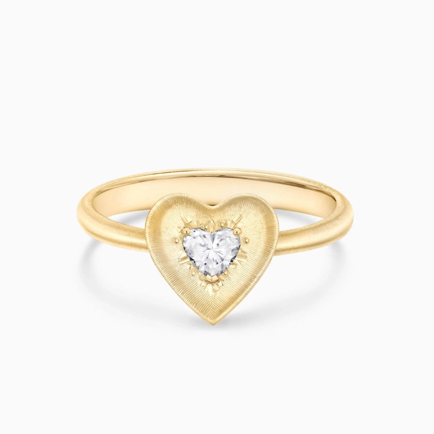 TI AMO Heart Diamond Engagement Ring TI AMO Heart Diamond Engagement Ring