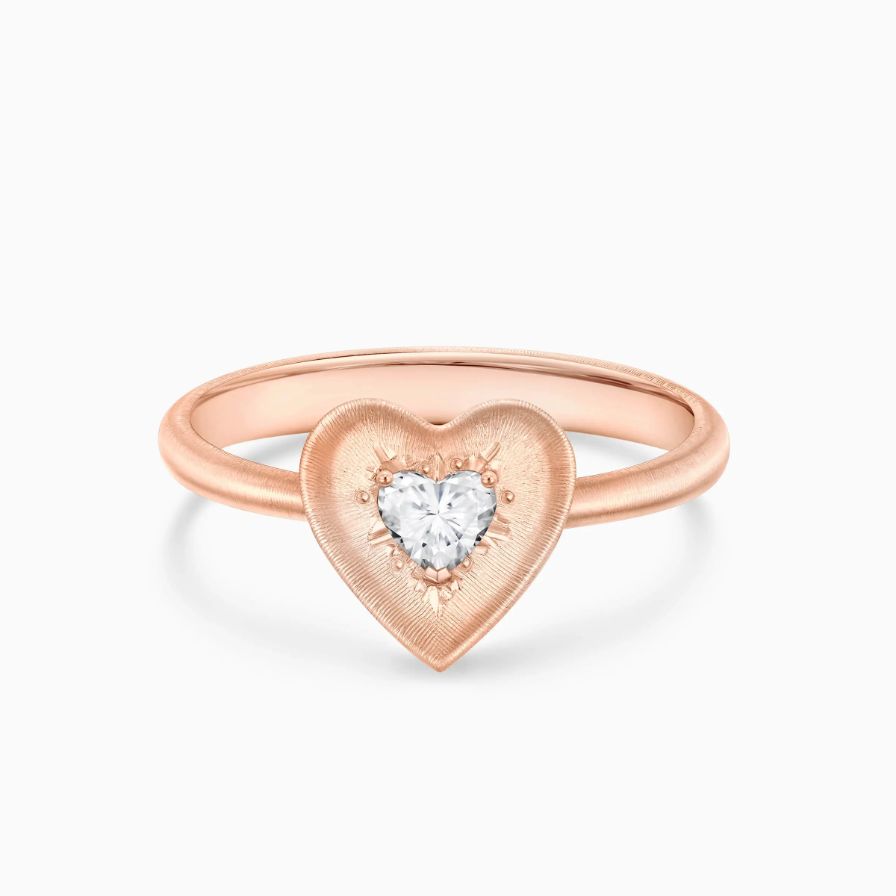 TI AMO Heart Diamond Engagement Ring TI AMO Heart Diamond Engagement Ring