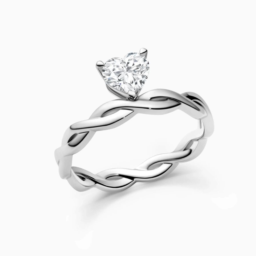 Embracing Hearts Engagement Ring Embracing Hearts Engagement Ring