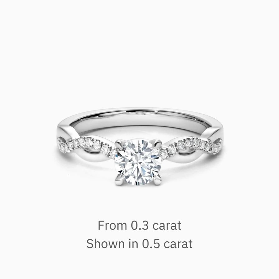 Half-Twist Engagement Ring Half-Twist Engagement Ring