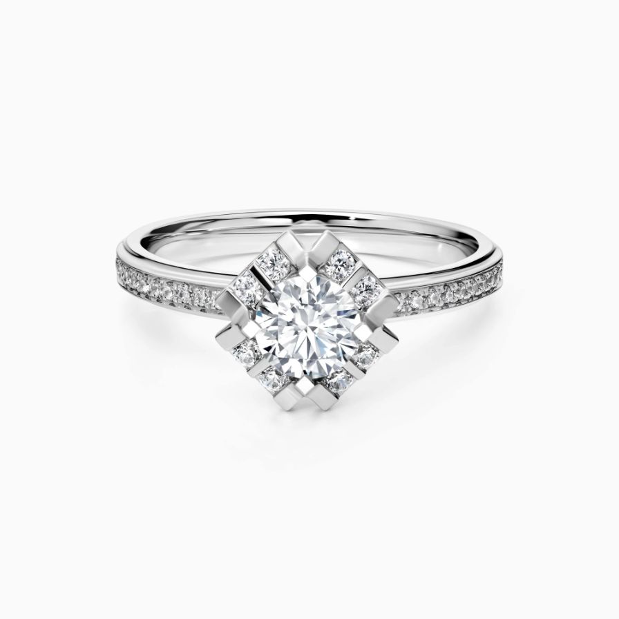Eternal Round Pavé Engagement Ring Eternal Round Pavé Engagement Ring