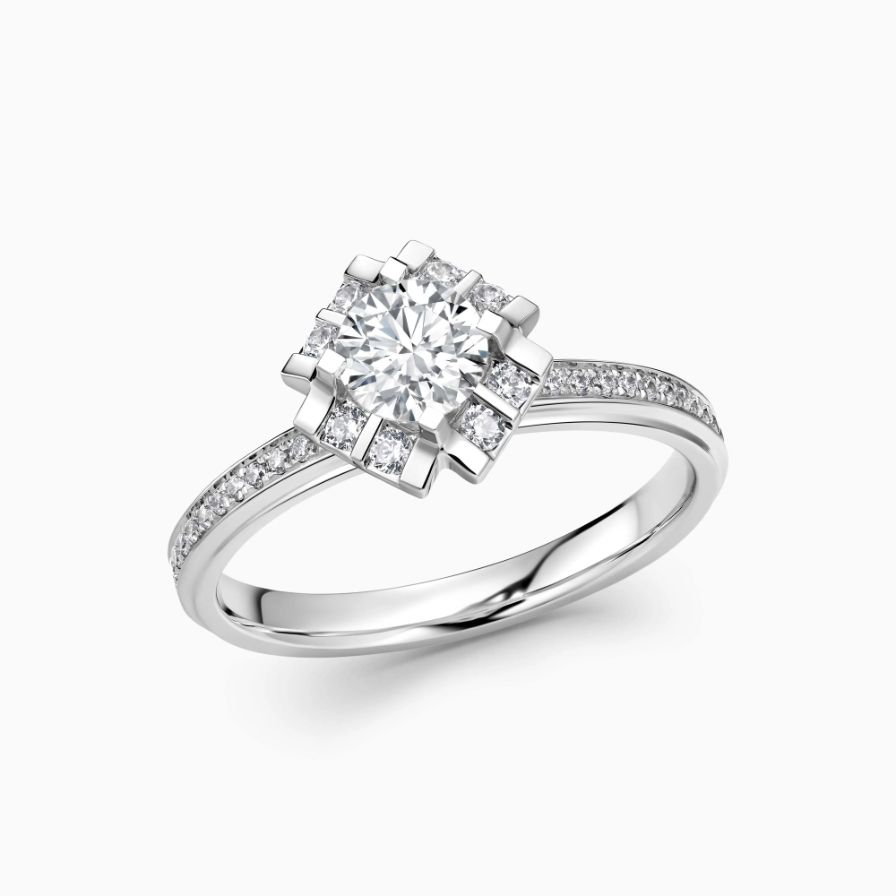 Eternal Round Pavé Engagement Ring Eternal Round Pavé Engagement Ring