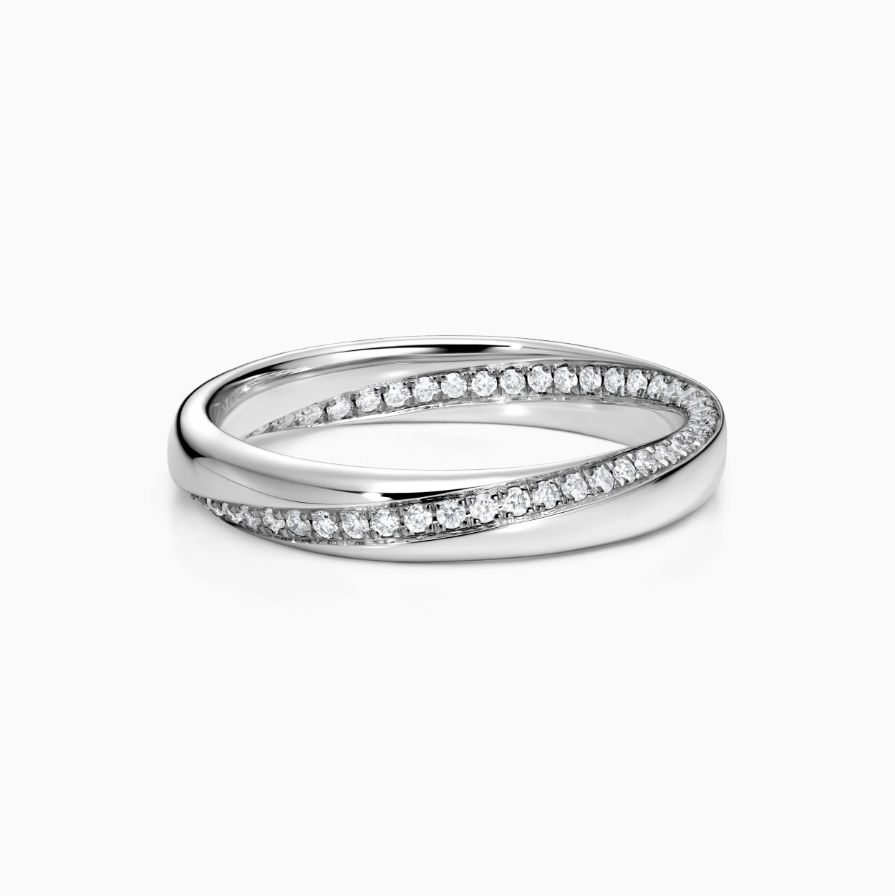 Beloved Infinity Pavé Diamond Wedding Rings Beloved Infinity Pavé Diamond Wedding Rings