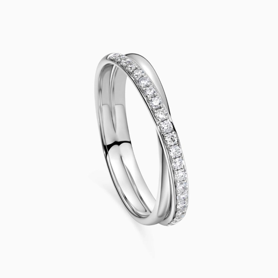 Elevated Twist Eternal Vow Wedding Rings Elevated Twist Eternal Vow Wedding Rings