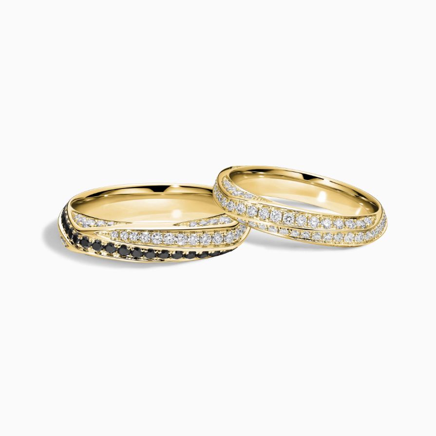 Eternity Twisted Luxe Wedding Rings Eternity Twisted Luxe Wedding Rings