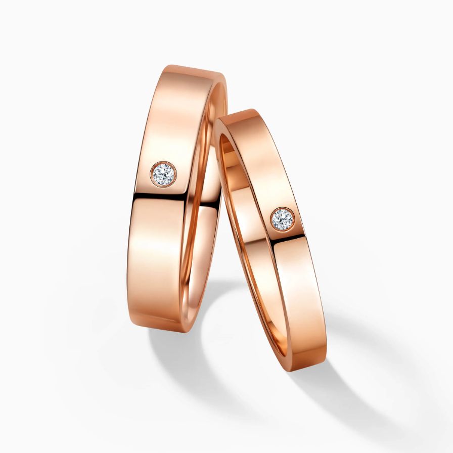 Collection Rose Gold Wedding Bands with Diamonds Collection Rose Gold Wedding Bands with Diamonds
