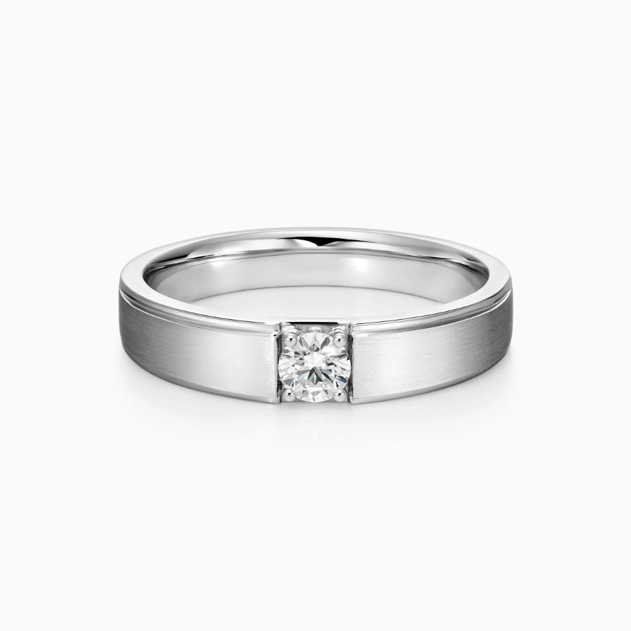 Chevron Diamond Pavé Wedding Rings Chevron Diamond Pavé Wedding Rings